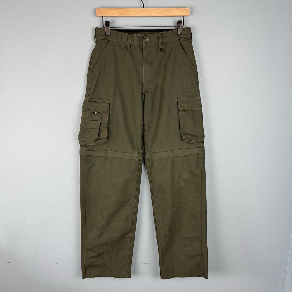Boy Scouts of America BSA Convertible Uniform Cargo Pants Size Youth 14 Green
